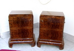 Pair of Art Deco Bedside Cabinets.