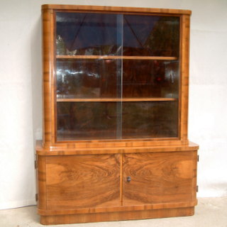 Art Deco display cabinet, bookcase. 