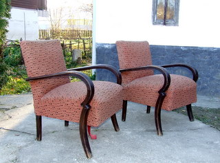 Pair of Art Deco Armchairs.