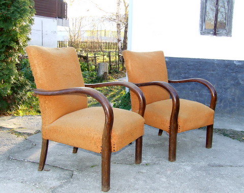 Art Deco Armchairs.