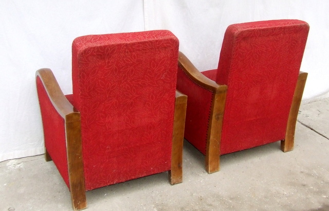 Art Deco armchairs