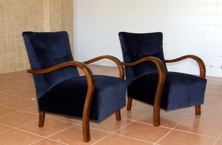 Pair of Art Deco Armchairs. &pound;795.