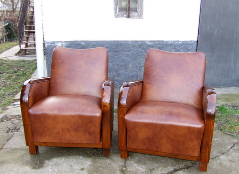 Art Deco Club Chairs.