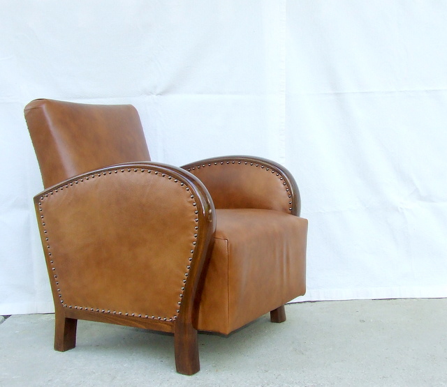 Art Deco club chair.