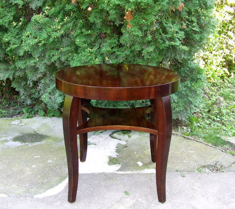 Art Deco Mahogany Coffee Table.